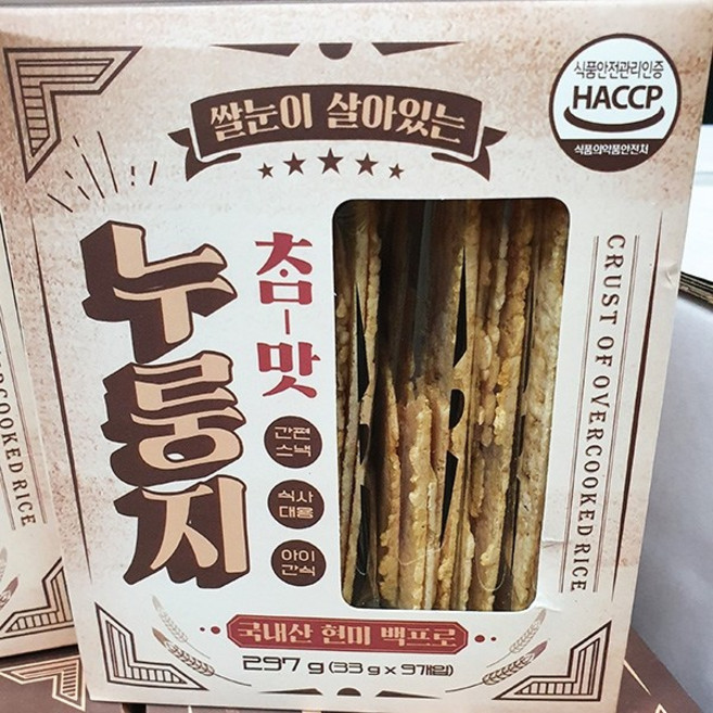 참맛 현미 포켓누룽지, 1개, 33g