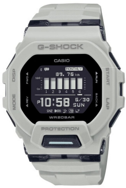 4위 - CASIO G-SHOCK GBD-200UU-9 스마트 스포츠 시계 옐로우 모델