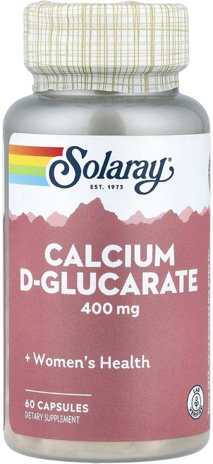 Solaray 칼슘 d-글루카레이트 캡슐 60정 Solaray (솔라레이), Solaray, 칼슘 d-글루카레이트, 캡슐 60정 2, 1개 - 쿠팡