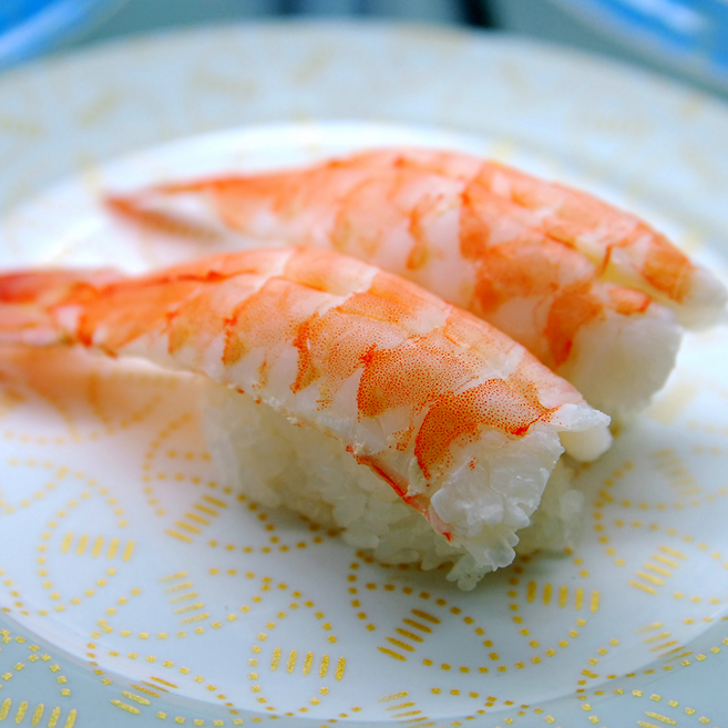 초밥용 자숙 초 새우 재료, 1개, 3L (125g),