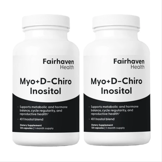 페어헤븐 헬씨 미오 플러스 디 카이로 이노시톨 120캡슐 Myo Inositol 2개, 120캡슐 2개, 120정 - 쿠팡