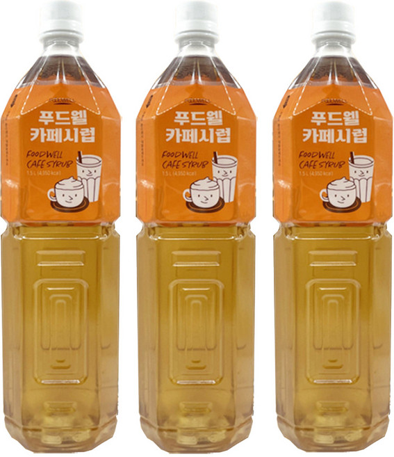 푸드웰 카페시럽 1.5L x 6개