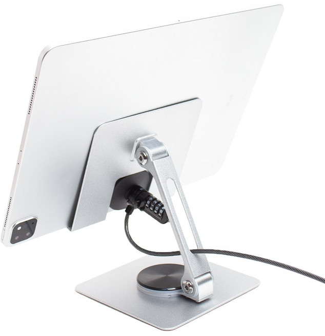 모가비 업그레이드 도난방지 360도 회전 접이식 탁상용 태블릿 잠금장치 거치대, 도난방지 태블릿거치대 (MOG -152), 1개