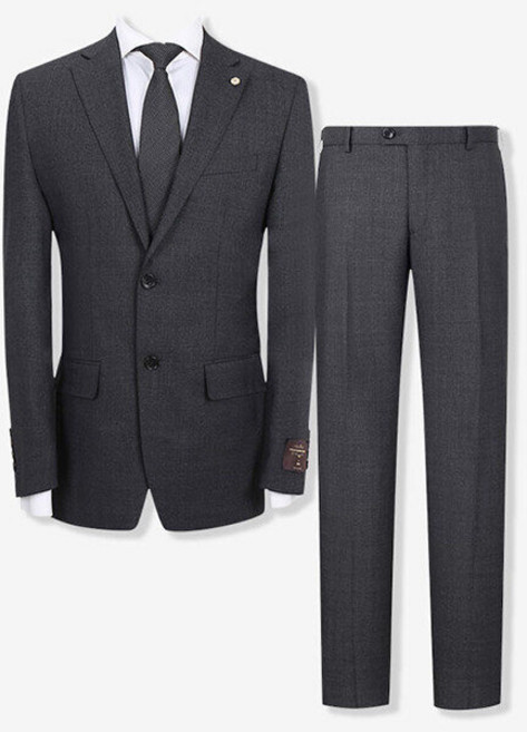 울 스트레치 정장 세트 그레이 (PIJAC2062_PIPAC2262) 3136505