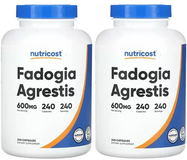 뉴트리코스트 파도기아 아그레티스 600mg 240캡슐, 2개, 240정 - 쿠팡