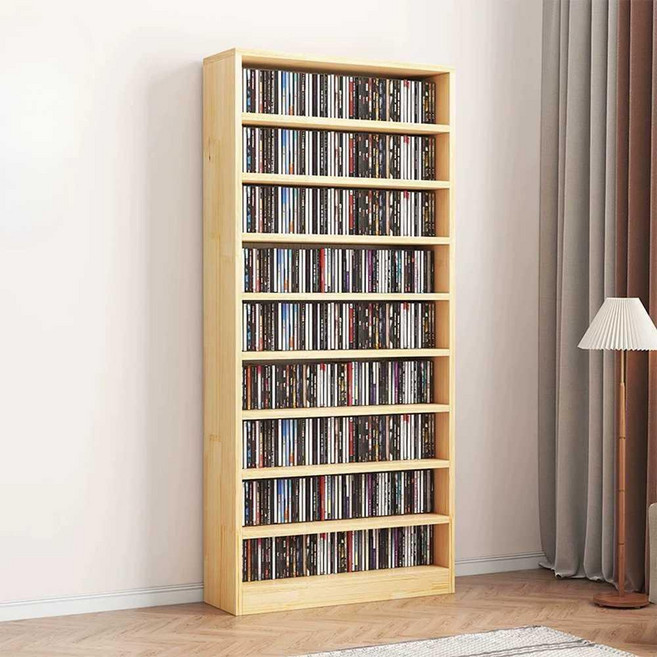 슬림 책장 DVD 수납 선반 CD 만화방 정리대 북카페 180x40x20cm높이 22.9cm의 7겹