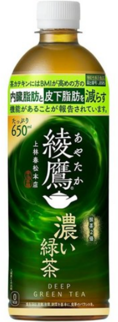 일본 코카콜라 아야타카 진한 녹차 650ml 24병 532967, 24개