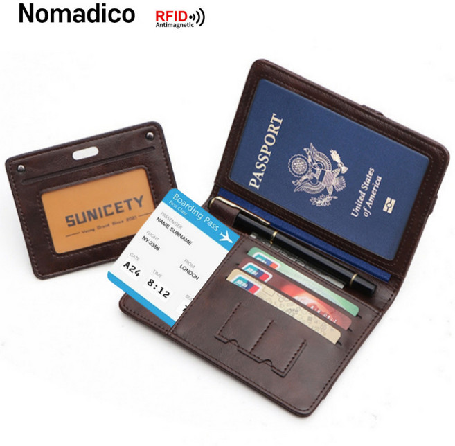 노마디코 안티스키밍 여권 케이스 파우치 지갑