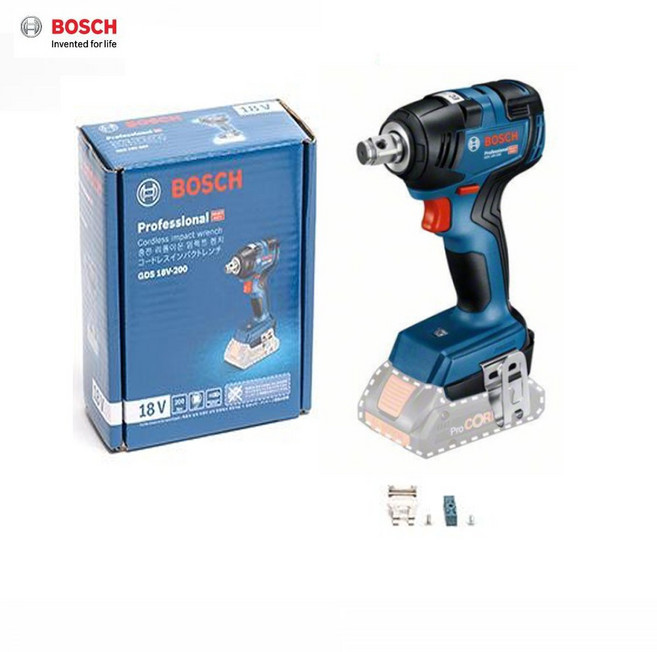 보쉬 충전임팩트 렌치 GDS 18V-200 Professional 베어툴/본체, 1개