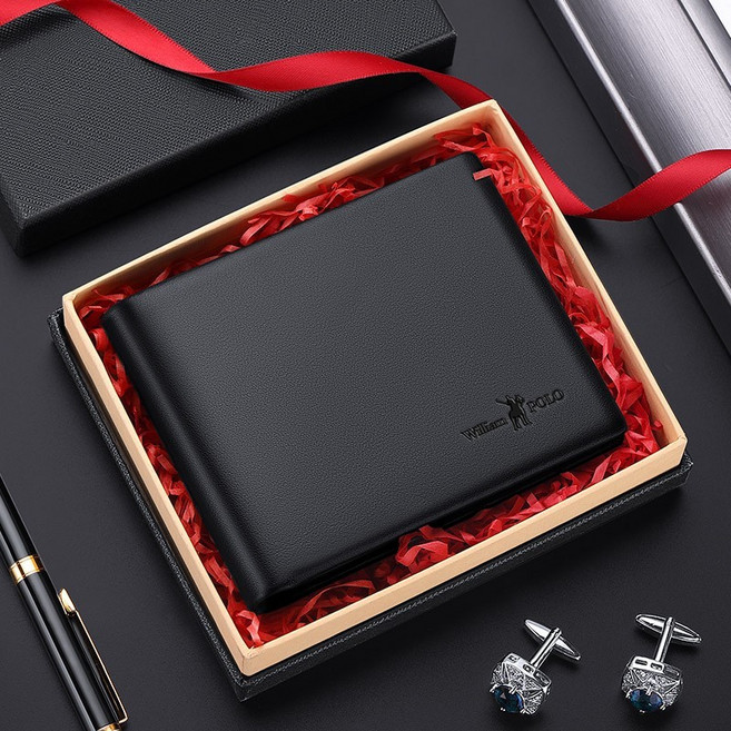 Williampolo 英皇保羅 男生皮夾 真皮韓版多功能卡包 男用短夾 奧特萊斯精選