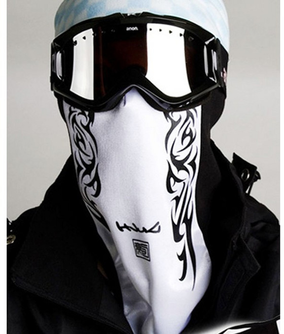 반다나 넥워머 방한용품 겨울마스크 머플러, 골드, 1개