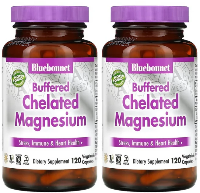 블루보넷 킬레이트 마그네슘 120개입, 2개, 120정 - 쿠팡