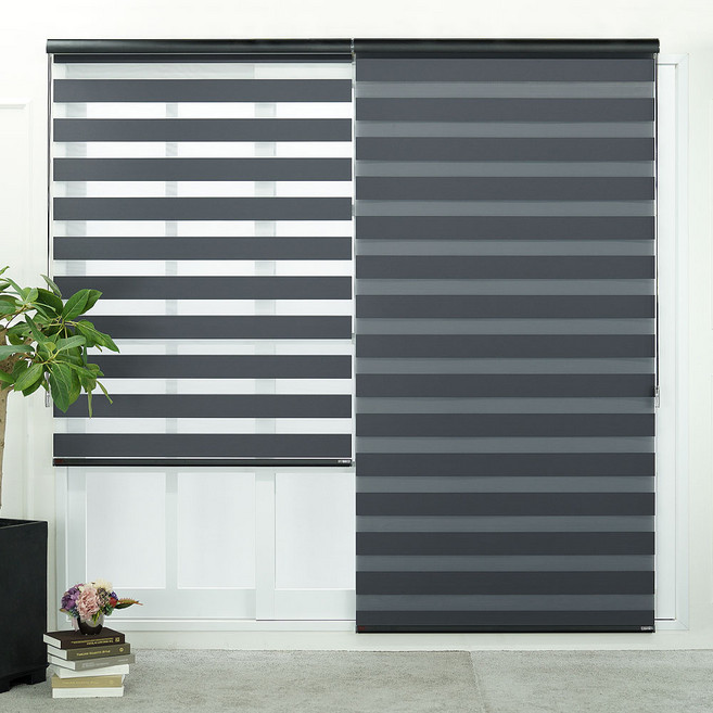 쏘윈텍스 맞춤제작 모허 암막 콤비블라인드 7color