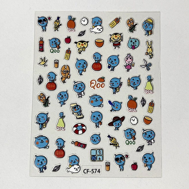 캐릭터 스티커 일본 애니 스티커, 1개, 쿠우