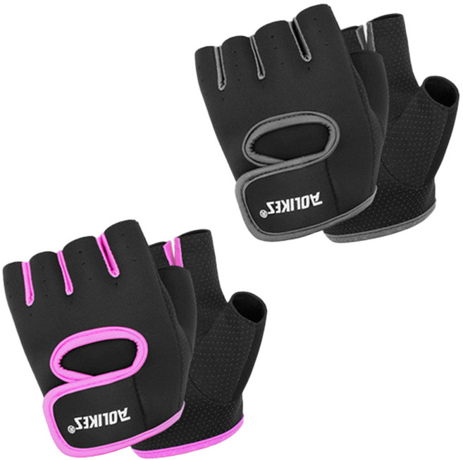 AOLIKES 헬스장갑(A-1678) 운동장갑 헬스스트랩 헬스보조장갑, 1개