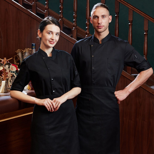 알속 컴포트 남녀공용 7부 조리복 상의