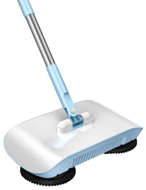 TUTU FEEL 무선 물걸레 청소기 가정용 바닥청소 밀대걸레 무동력청소기, 블루