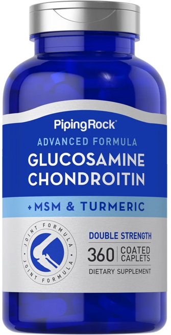 파이핑락 글루코사민 콘드로이틴 MSM 플러스 터메릭 캐플릿, 360정, 1개