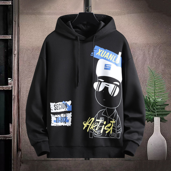 남자 후드 티셔츠 긴팔 후드 맨투맨