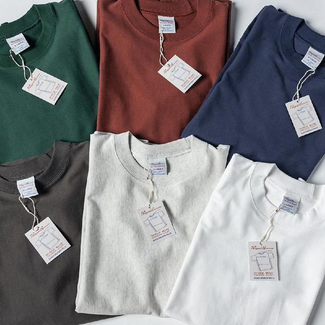 브론슨 리버스위브 튜블러 헤비웨이트 무지 티셔츠 BRONSON