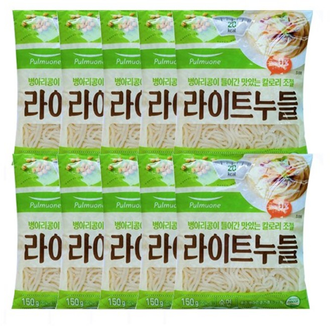 (냉장)[풀무원]라이트누들150gx10, 150g, 10개