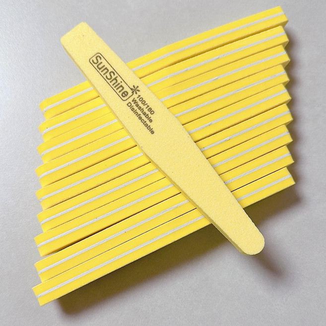 네일 버퍼 샌딩 화일 스펀지 파일 재료, 10개, 수량