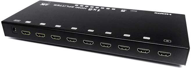 NEXT-HD108SP4K 고화질 4K HDMI 모니터 분배기 1:8, 1개