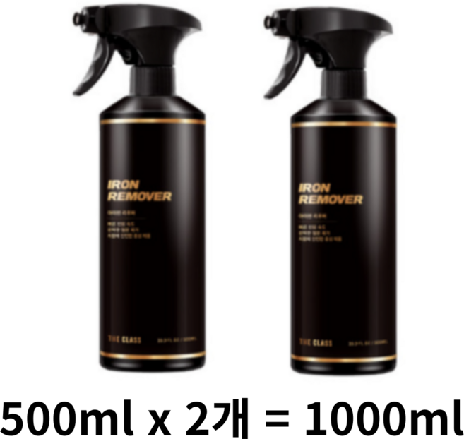 더클래스 아이언 리무버 철분제거제, 1L, 2개