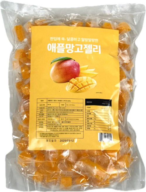 애플망고 젤리, 500g, 1개