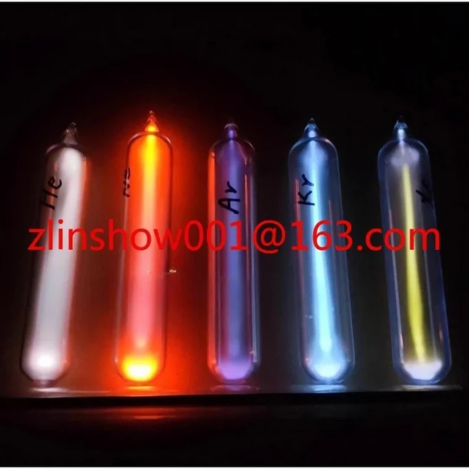 유리 밀봉 희귀 가스 발광 튜브 아르곤 헬륨 네온 크립톤 크세논, 12. 5 kinds of gases, 1개 - 쿠팡