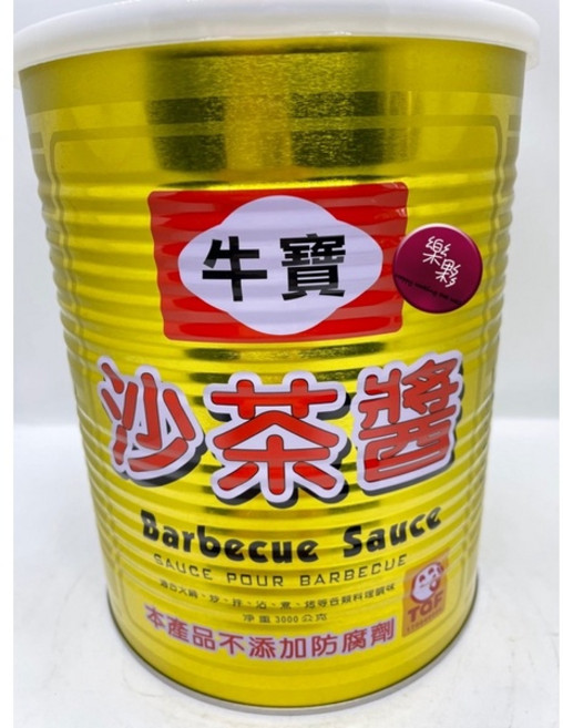 牛寶 沙茶醬 本產品不添加防腐劑, 1個