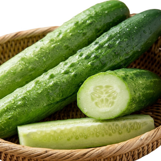 국내산 싱싱 백오이 백다다기 오이, 1박스, 2kg