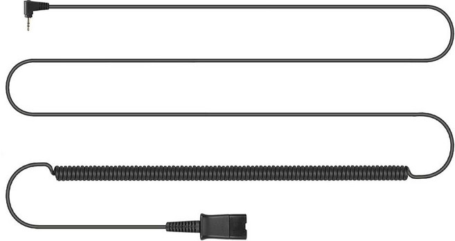 Plantronics 빠른 분리 QD 헤드셋용 2.5mm 어댑터 케이블 2.5mm 폰 헤드셋 어댑터 코드 파나소닉 AT&T VTech Uniden Cisco SPA RCA 무선, Plantronics 빠른 분리 QD 헤드셋용 2.5m
