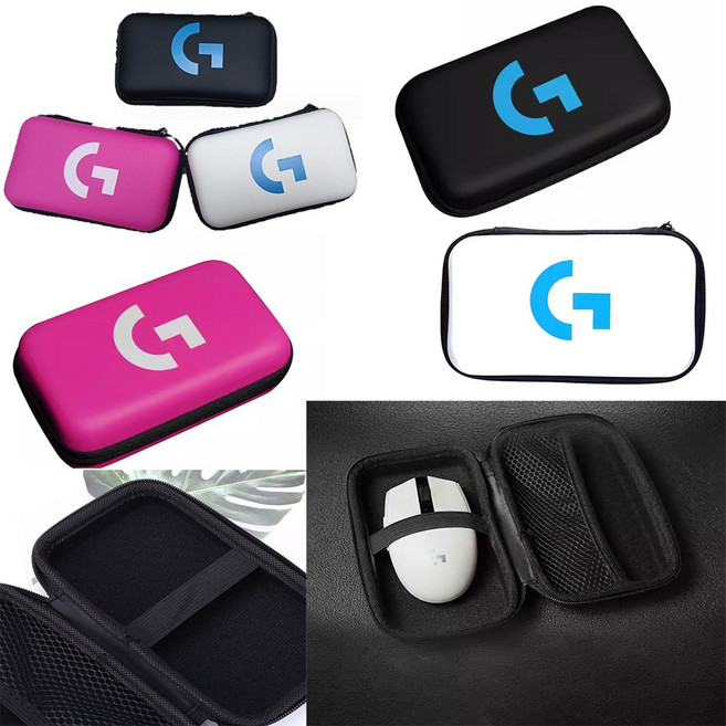 로지텍 마우스 케이스 GPWG903G502G703G403G603G304G705 MX Master3 마우스 파우치 에어폼 케이스 보관함, 로지텍 마우스 케이스-블랙
