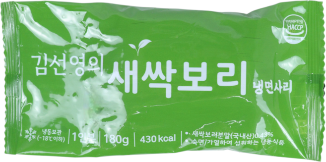 김선영의 새싹보리 물냉면 8인분, 1개, 180g