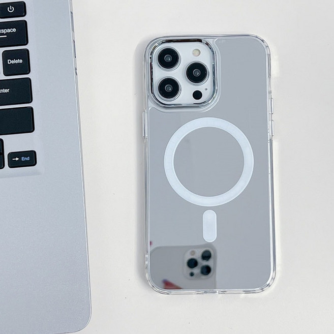 미소피아 2배 자력 맥세이프 미러 젤리케이스