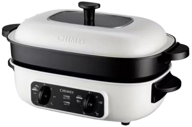 奇美 CHIMEI 4L大容量多功能 #304不銹鋼電烤盤 HP-13BT0K 深煮鍋 燒烤盤 電火鍋