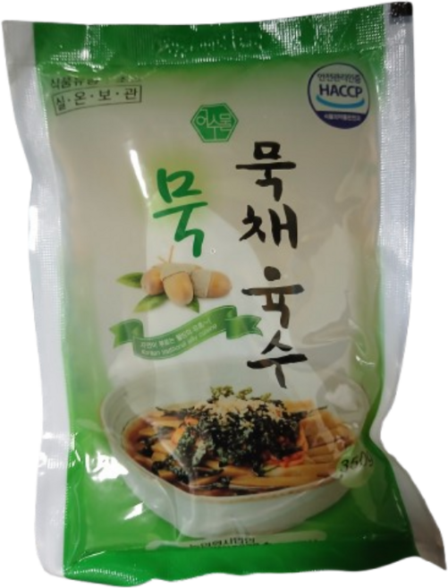 묵밥 육수 (350g) 묵채 묵사발 도토리묵, 10개, 550g