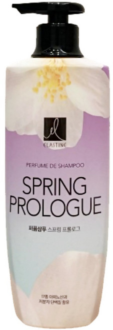 엘라스틴 퍼퓸 드 샴푸 스프링 프롤로그 아이리스 앤 머스크향, 600ml, 1개
