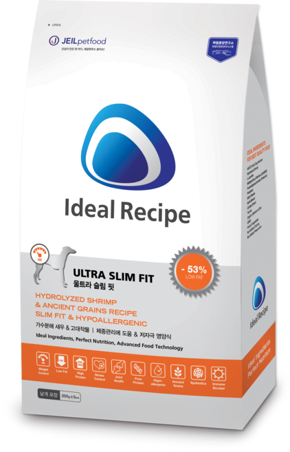 아이디엘 레시피 올트라 슬림핏 강아지사료 1kg, 1개