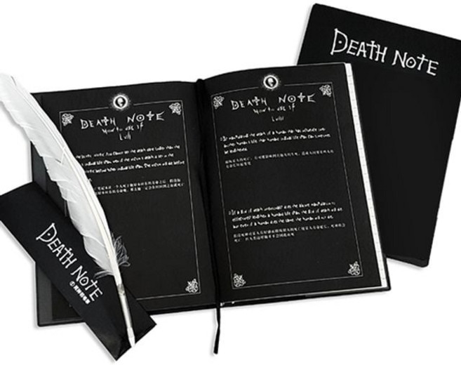 책 데스노트 공책 비밀 데쓰노트 쓸데없는 쓸모없는 58498PC 1(ea)