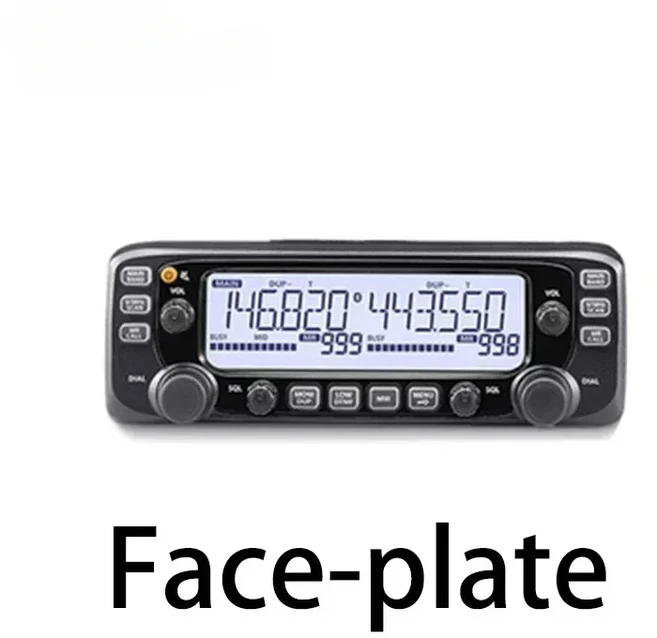 IC-2730E 모바일 라디오 듀얼 밴드 VHF 137-174MHz 50W FM 송수신기 무전기 차량용 리피터 스크램블러, 04 Face-plate