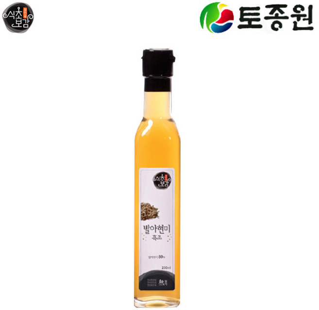 식초보감 발아현미흑초 250ml, 1개