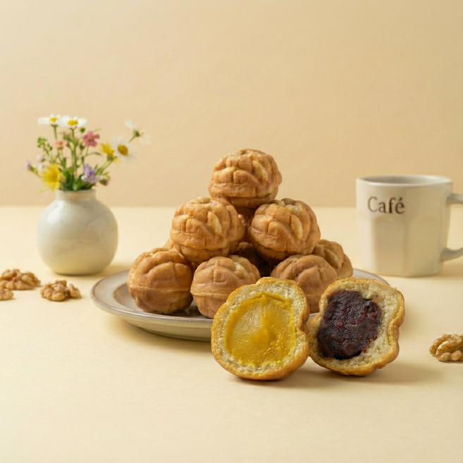 천안 광덕산호두과자 옛맛 호두과자, 600g, 1개