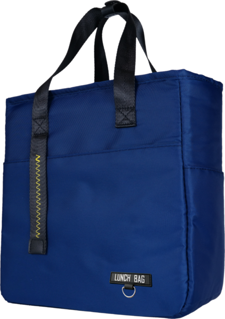 에비에르 스티치 도시락 보냉 백, 네이비