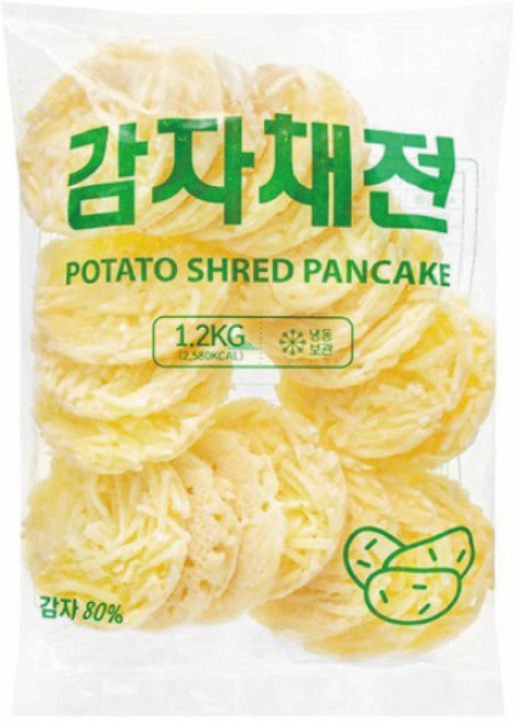 빙채 감자채전 (냉동) 1.2kg, 1개