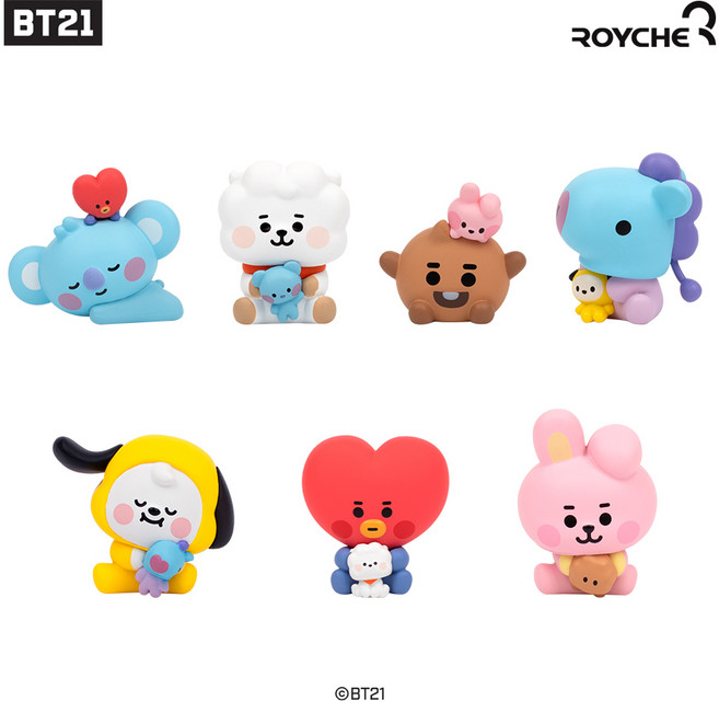 로이체 BT21 리틀버디 베이비 모니터 피규어 코야 BT21-RFG-3E-KY, 1개