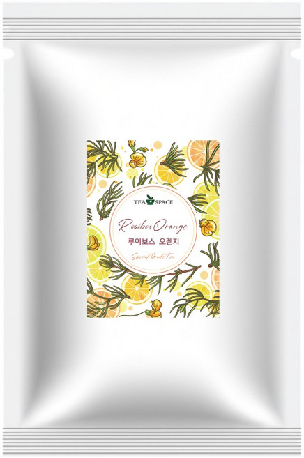 [티스페이스] 프리미엄 루이보스 오렌지 100티백 업소용 카페용 음식점용 대용량, 1개, 100g, 100개입