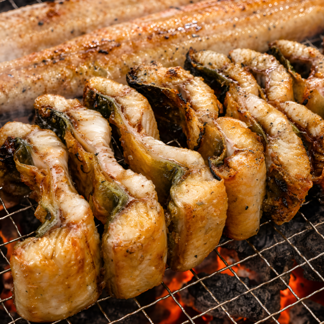 [당일작업] 통영 자연산 특대 바다장어 소스2종동봉, 1박스, 1kg (2~4미)