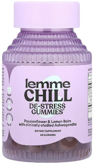 Lemme Chill 구미젤리 혼합 베리 맛 60개, 1개, 1개 - 쿠팡